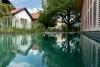 Wasseroberfläche eines Folienpools